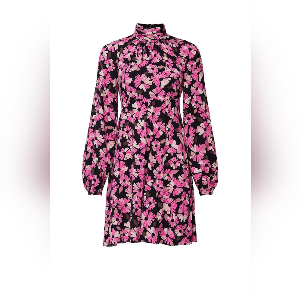 Kate Spade Wallflower Silk-Metallic Dress